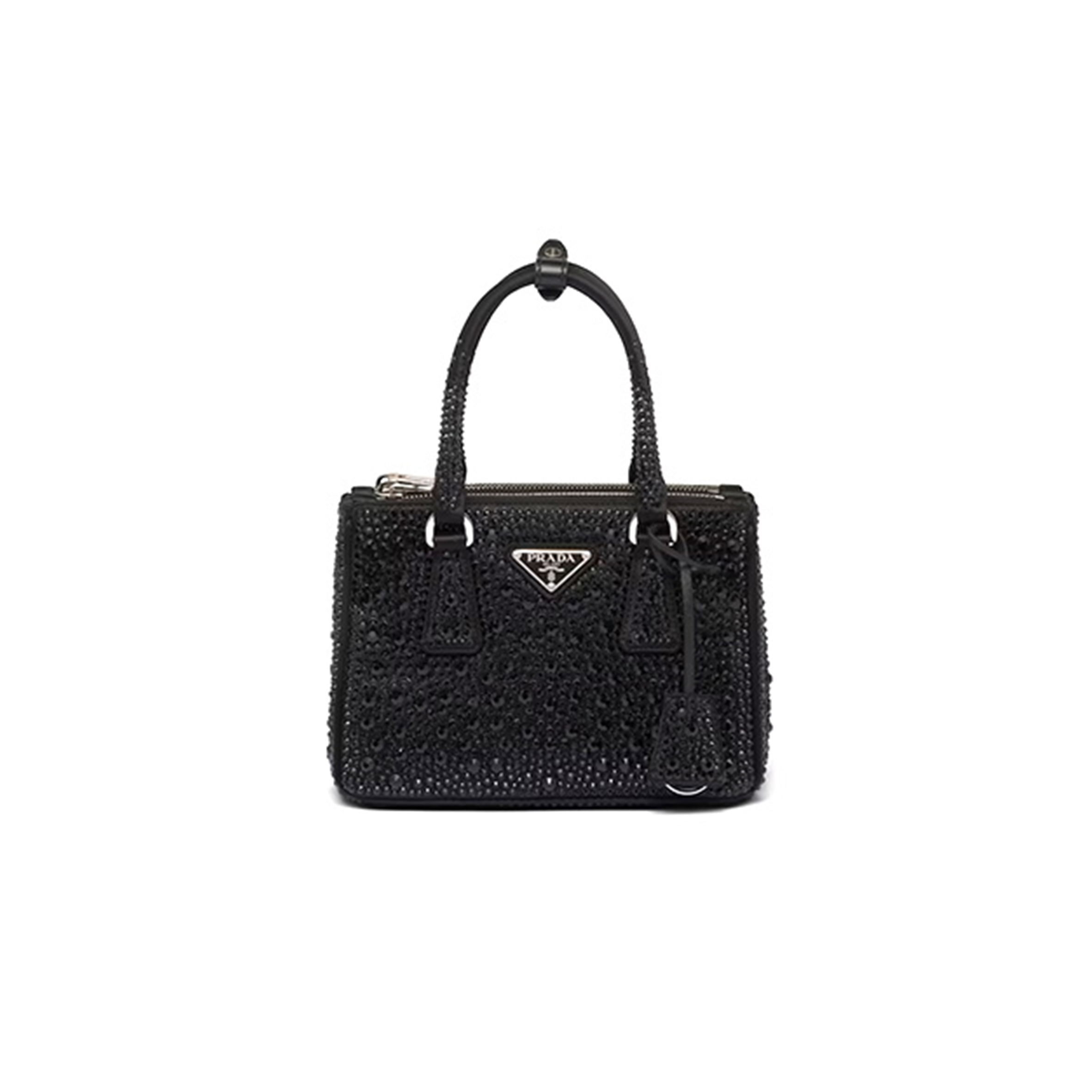 P*A*A GALLERIA SATIN MINI-BAG WITH CRYSTALS 1BA906 (20*14.5*9.5cm) 